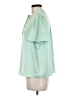 J by Joie 100% Polyester Green Short Sleeve Blouse Size M - photo 5