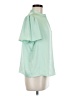 J by Joie 100% Polyester Green Short Sleeve Blouse Size M - photo 4