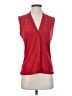 Calvin Klein Red Sleeveless Blouse Size XS - photo 1