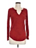 Whetherly Red Long Sleeve Henley Size M - photo 1