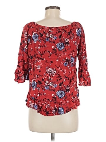 Faded Glory 3/4 Sleeve Blouse (view 2)
