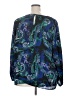 Liz Claiborne 100% Polyester Blue Long Sleeve Blouse Size 2X - photo 2