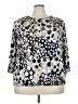 Cathy Daniels Silver 3/4 Sleeve T-Shirt Size 3X - photo 1