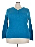 Faded Glory 100% Cotton Blue Pullover Sweater Size 3X - photo 1