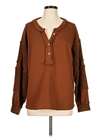 Fantastic Fawn Long Sleeve Henley (view 1)