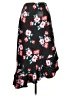 Bobeau Floral Black Casual Skirt Size L - photo 2