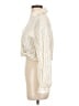Flat White 100% Linen Ivory Long Sleeve Blouse Size S - photo 5