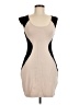 Express Color Block Tan Cocktail Dress Size 6 - photo 1