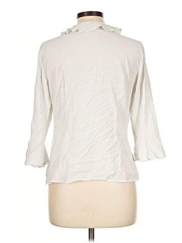 Worthington 3/4 Sleeve Button-Down Shirt (view 2)