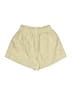 Zara 100% Lyocell Solid Yellow Ivory Shorts Size 7 - photo 2