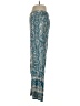 Feathers Paisley Teal Casual Pants Size 4 - photo 5