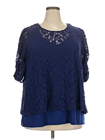 DG^2 by Diane Gilman 3/4 Sleeve Blouse (view 1)