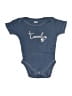 Alternative Apparel 100% Cotton Graphic Blue Short Sleeve Onesie Size 3-6 mo - photo 1