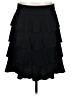 Yansi Fugel 100% Polyester Solid Black Formal Skirt Size 8 - photo 1