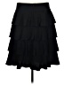 Yansi Fugel 100% Polyester Solid Black Formal Skirt Size 8 - photo 2