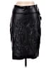 Double Take 100% Polyurethane Black Faux Leather Skirt Size XL - photo 1