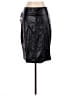 Double Take 100% Polyurethane Black Faux Leather Skirt Size XL - photo 2