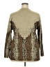 Norton McNaughton 100% Acrylic Animal Print Gold Pullover Sweater Size 2X - photo 2