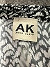 AK Anne Klein Animal Print Black 3/4 Sleeve Blouse Size XL (petite) - photo 7
