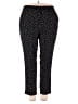 Ann Taylor Factory 100% Polyester Polka Dots Black Casual Pants Size 16 - photo 1
