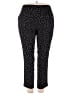Ann Taylor Factory 100% Polyester Polka Dots Black Casual Pants Size 16 - photo 2