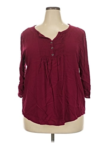 Faded Glory 3/4 Sleeve Blouse (view 1)