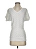 White House Black Market Chevron-herringbone White Pullover Sweater Size XS - photo 1