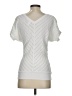 White House Black Market Chevron-herringbone White Pullover Sweater Size XS - photo 2
