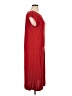 Talbots Solid Red Casual Dress Size XL - photo 4