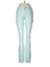 Refuge Color Block Teal Jeans Size 6 - photo 1