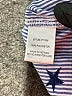 Always Indigo 100% Polyester Stars Blue 3/4 Sleeve Blouse Size L - photo 8