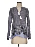 Dylan 100% Cotton Gray Long Sleeve Blouse Size XS - photo 1
