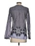 Dylan 100% Cotton Gray Long Sleeve Blouse Size XS - photo 2