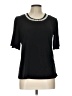 Tash + Sophie Black Short Sleeve Top Size L - photo 1