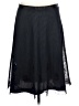 Old Navy 100% Polyester Black Casual Skirt Size 10 - photo 1