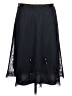 Old Navy 100% Polyester Black Casual Skirt Size 10 - photo 2