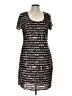 Ronni Nicole Graphic Black Casual Dress Size 12 - photo 1