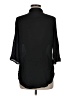 New Look 100% Polyester Black 3/4 Sleeve Blouse Size M - photo 2