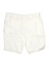 Eileen Fisher 100% Linen Ivory Shorts Size XL - photo 2