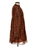 Forever 21 100% Polyester Paisley Brown Casual Dress Size M - photo 4
