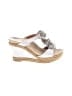 Earthies 100% Leather White Wedges Size 8 1/2 - photo 1