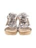 Earthies 100% Leather White Wedges Size 8 1/2 - photo 2