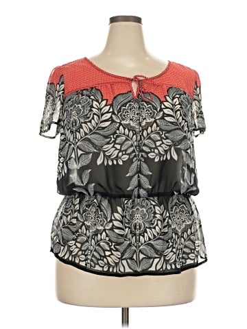Mossimo Short Sleeve Blouse (view 1)