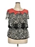 Mossimo Black Short Sleeve Blouse Size XXL - photo 1
