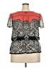 Mossimo Black Short Sleeve Blouse Size XXL - photo 2