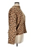 Ann Taylor Animal Print Brown Cardigan Size XL - photo 4