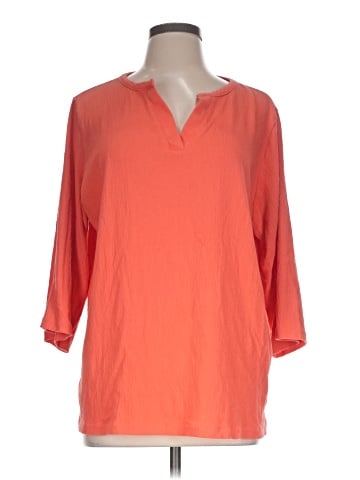 Belle By Kim Gravel 3/4 Sleeve Blouse (view 1)