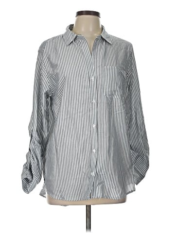 Velvet Heart Long Sleeve Button-Down Shirt (view 1)