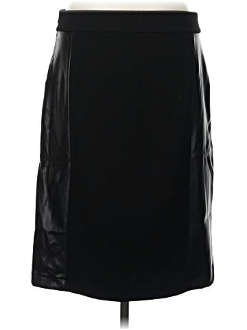 MICHAEL Michael Kors Faux Leather Skirt (view 2)