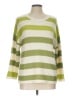 Tribal Jeans Stripes Green Pullover Sweater Size L - photo 1